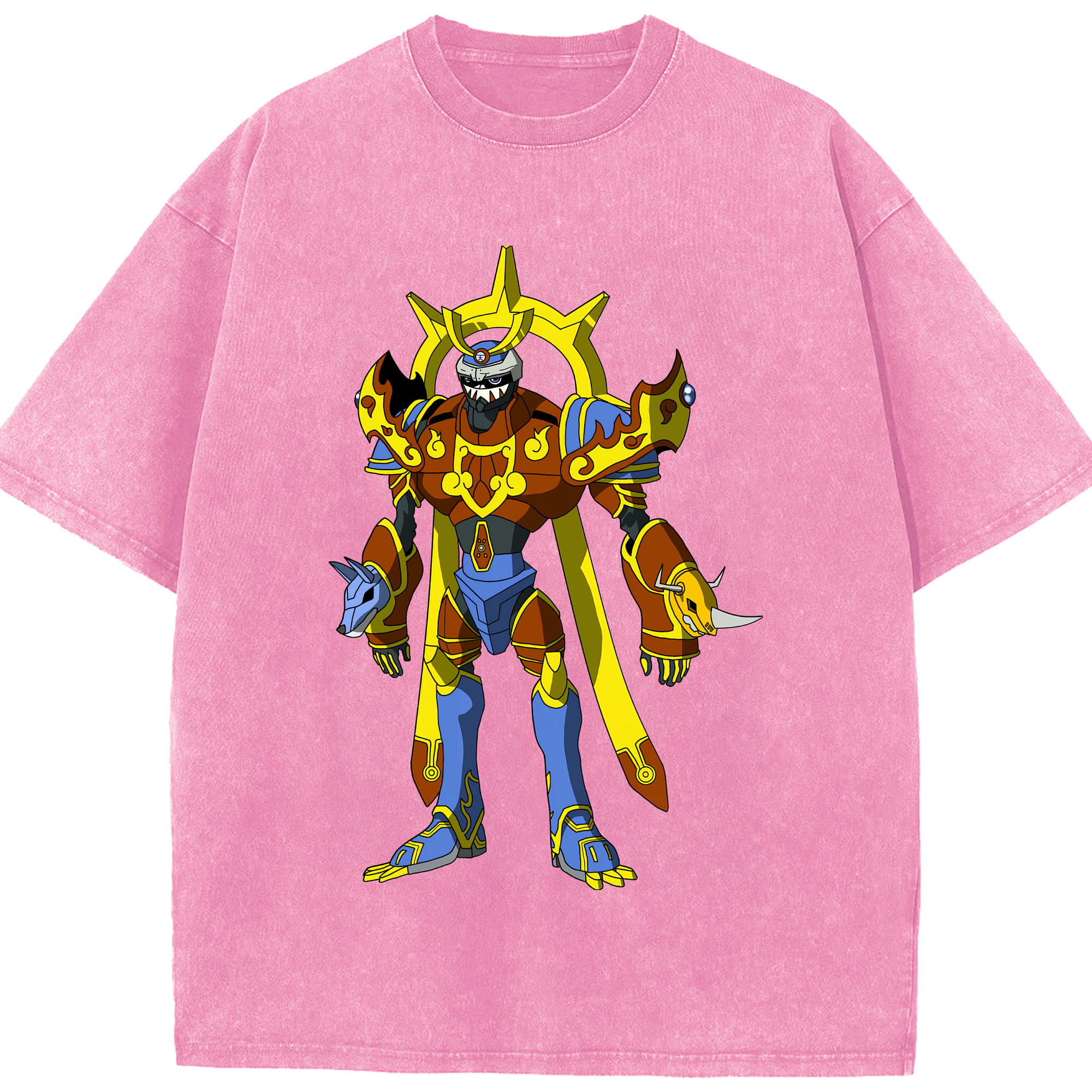 （画像用） Digimon デジタルモンスター/デジモン 綿100% ヴィンテージ風 半袖Tシャツ（フロントプリント）